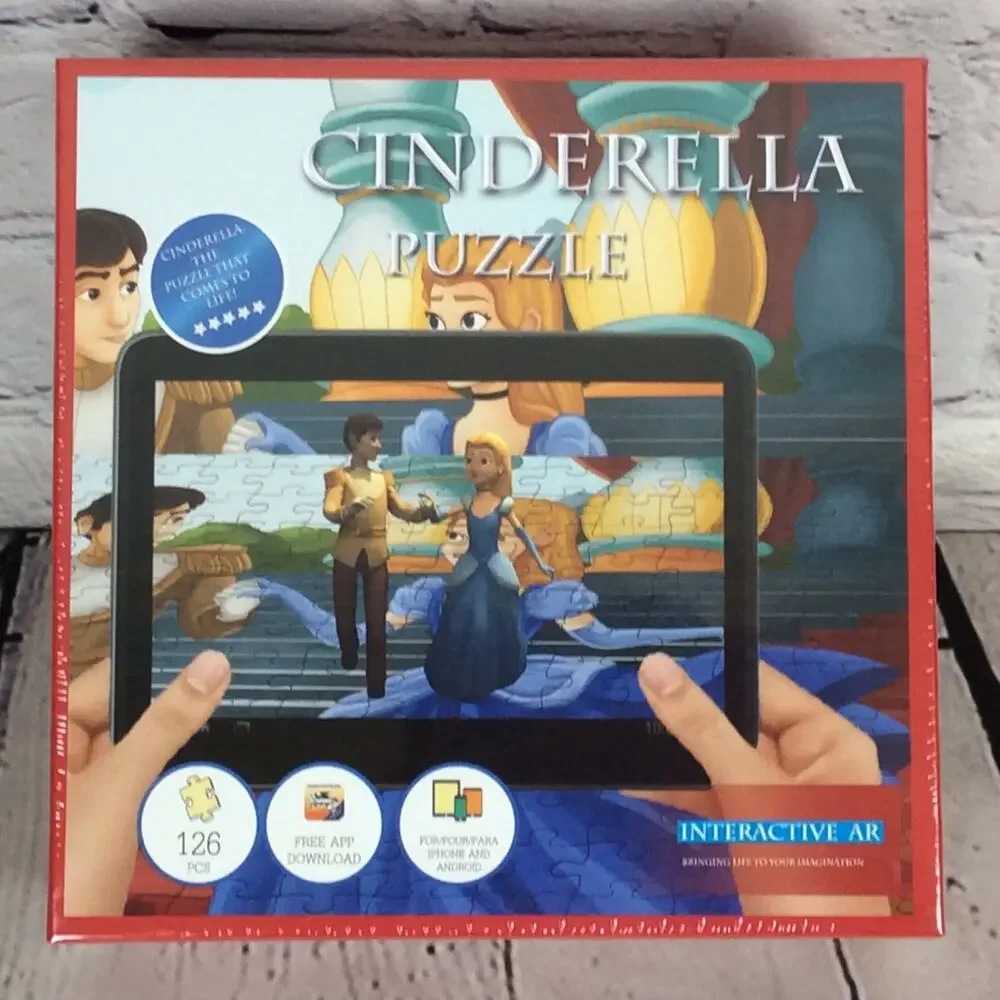 Cinderella Jigsaw Puzzle 3D Interactive 18x24 126 Pieces